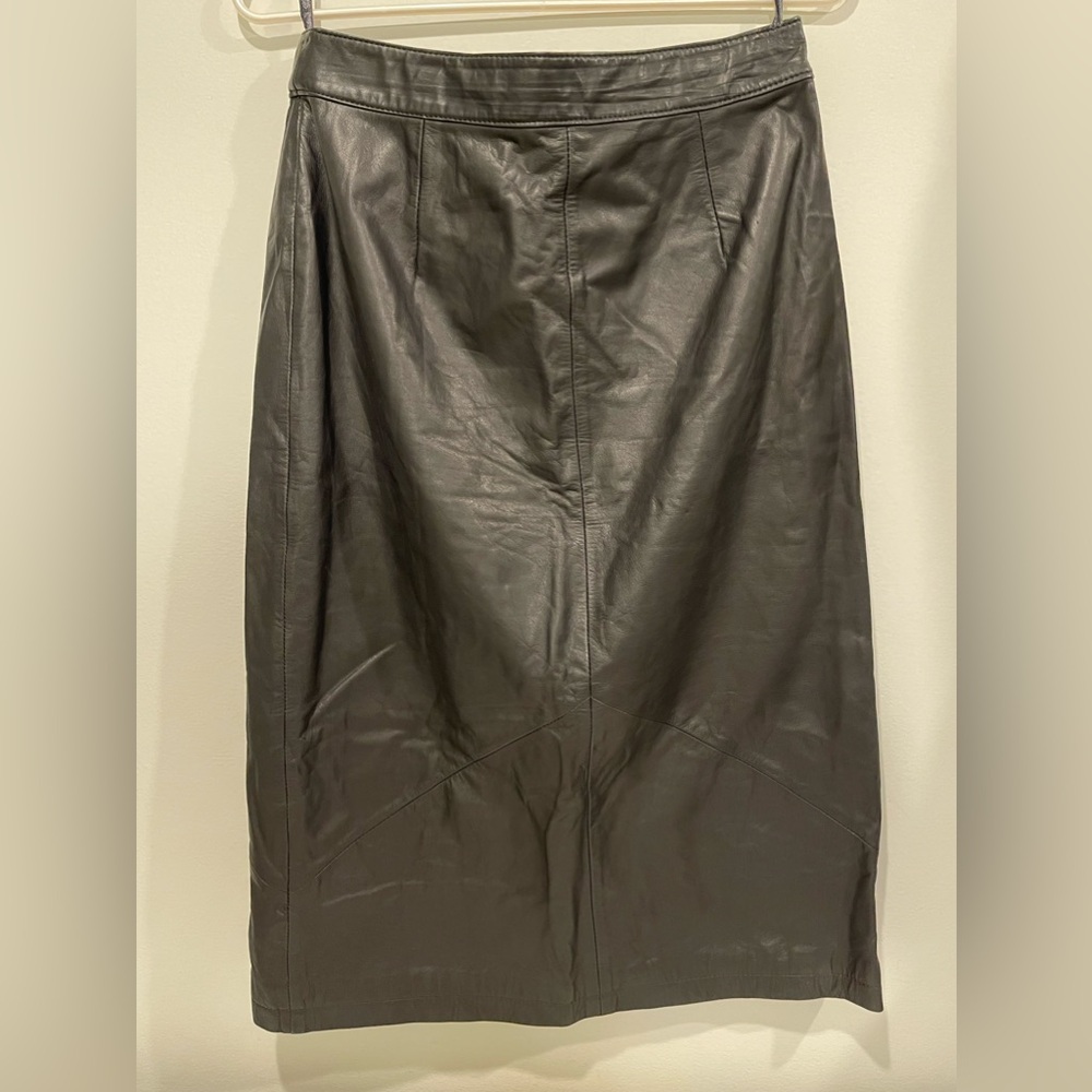 Pelle Cuir Leather Skirt |‎ Size 10